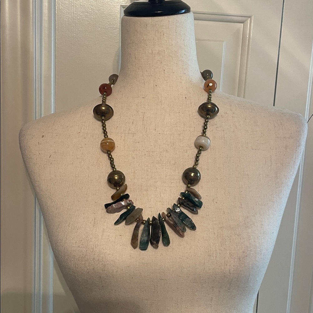 Multicolor Beaded Statement Necklace